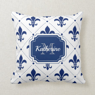 Fleur-de-lis-Muster Kissen