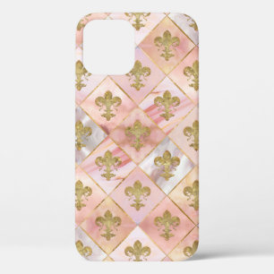 Fleur-de-lis-Muster Pastel Quartz Case-Mate iPhone Hülle
