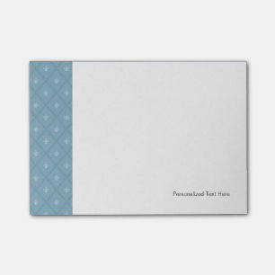 Fleur-de-lis-Muster Post-it Klebezettel