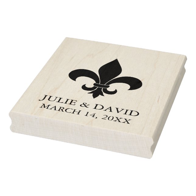 Fleur-de-lis / New Orleans Gummistempel (Stempel)