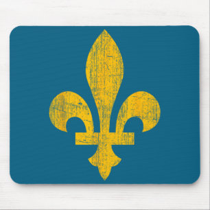 Fleur De Lis New Orleans Kunstwerk Mousepad
