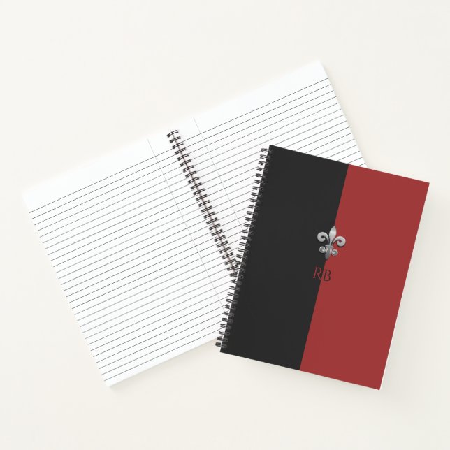 Fleur De Lis Notizbuch (Innenseite)