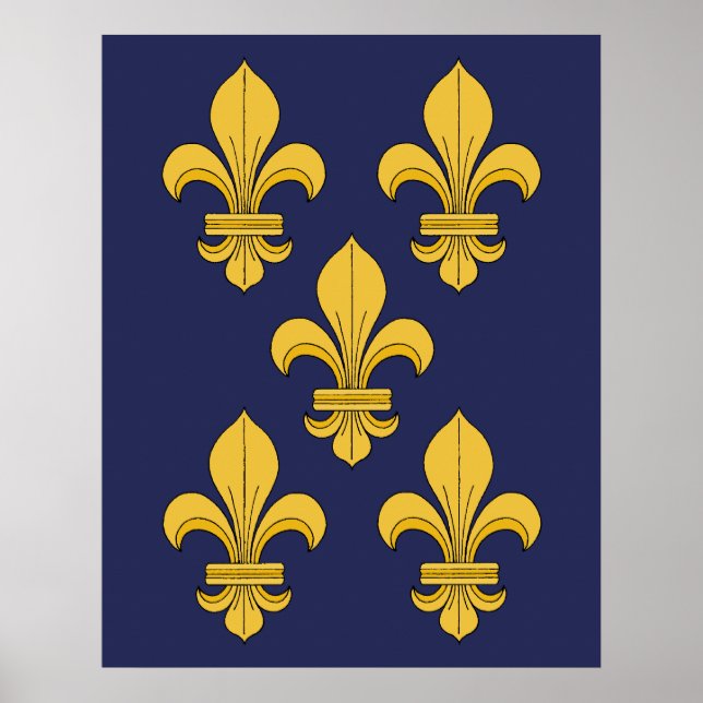 Fleur-de-lis Poster (Vorne)