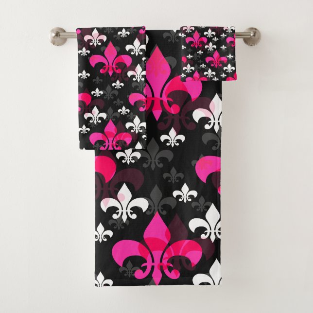 Fleur De Lis Rose Blanc (En situation)