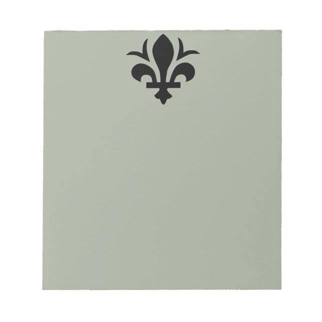Fleur de Lis sur le carnet de notes (Devant)