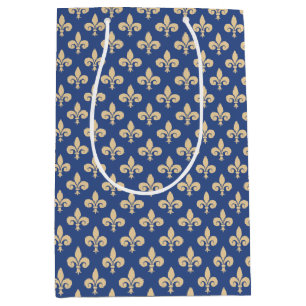 Fleur-de-lis-Symbole Mittlere Geschenktüte