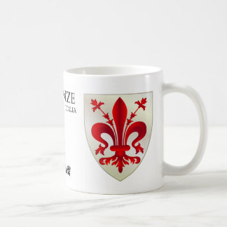 Fleur de lis tasse de café de Florence, Italie |
