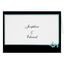 Fleur de lis Turquoise