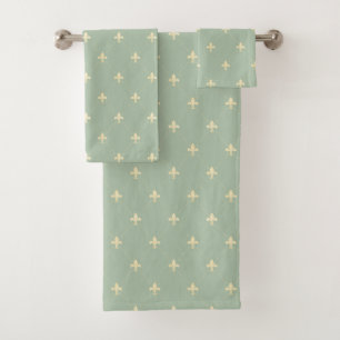 Fleur de Lis Vert Or