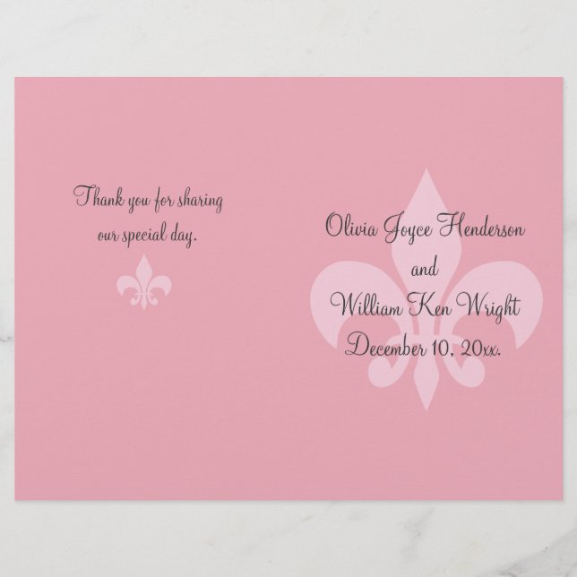 Fleur de Lise Wedding (Vorderseite)