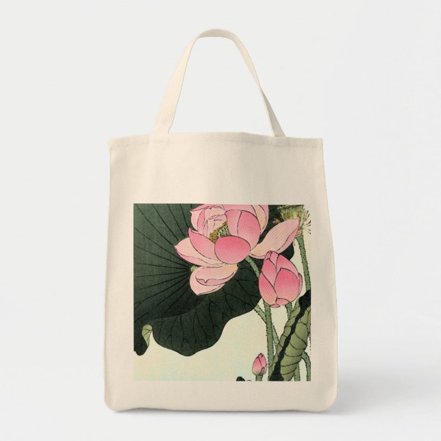 Fleur de Lotus de Japonais - sac fourre-tout (Devant)