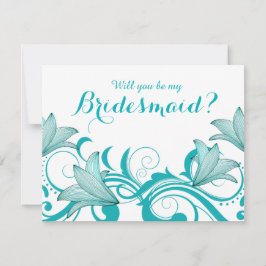 Fleur de Lyrica wirst du meine Bridesmaid sein? | Einladung