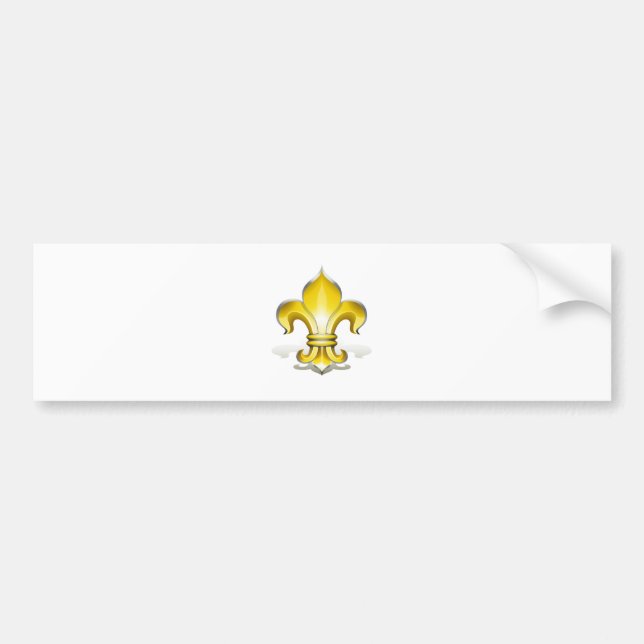 Fleur de Lys Autoaufkleber (Vorne)