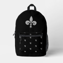 Fleur de Lys Bedruckter Rucksack