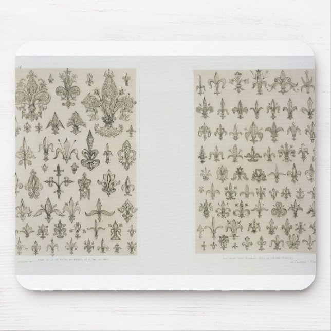 Fleur de Lys entwirft von jedem Alter und von Mousepad (Vorne)