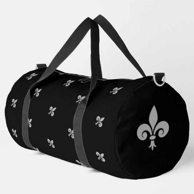 Fleur de Lys Groß Duffle Bag (Linke Ecke)