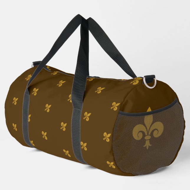 Fleur de Lys Große Duffle-Tasche Duffle Bag (Rechte Ecke)
