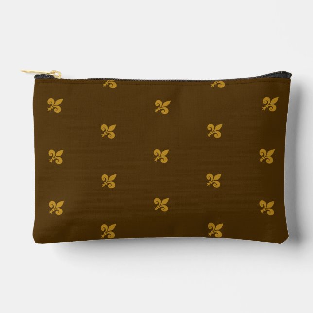 Fleur de Lys Small Accessory Pouch Zubehörtasche (Vorderseite)