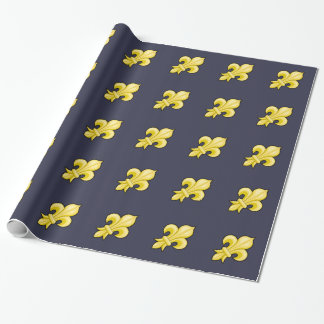Fleur de Lys Wrapping Paper Geschenkpapier