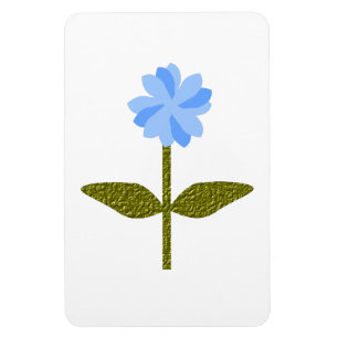 Fleur de marguerite Joli Blue Premium Magnet
