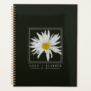Fleur de Marguerite Personnalisée Noire