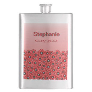 Fleur de marguerite rouge flasque classique