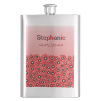 Fleur de marguerite rouge flasque classique
