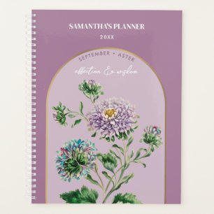 Fleur de naissance personnalisée Mois septembre As