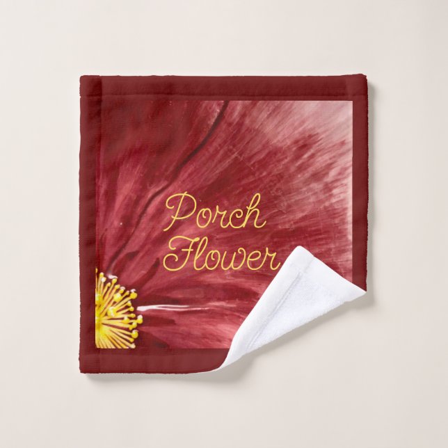 Fleur de porche / Original / (Gant de toilette)