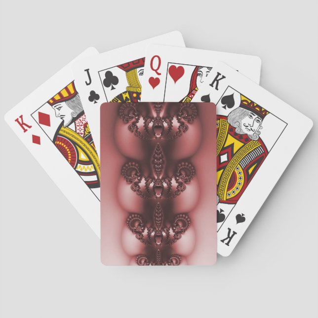 Fleur de Rouge - Klassische Spielkarten (Rückseite)