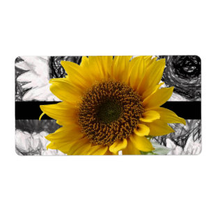 Fleur de soleil Étiquette