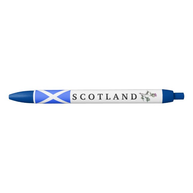Fleur de stylo de drapeau de chardon de l'Ecosse (Devant)