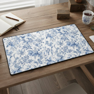Fleur de Toile Bleue Élégante Vintage