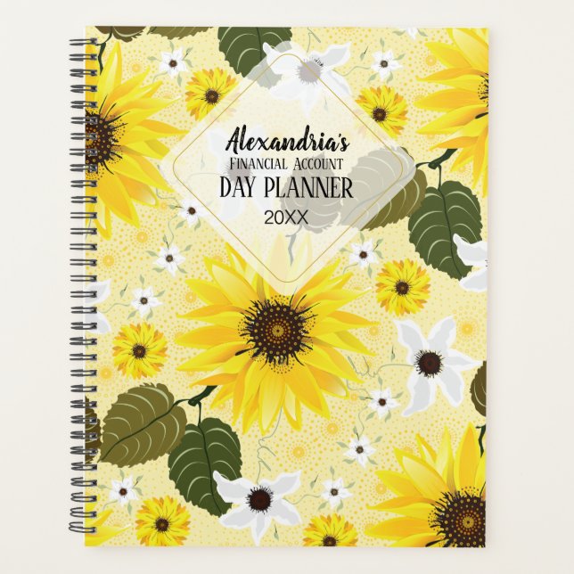 Fleur de tournesol jaune Floral (Devant)