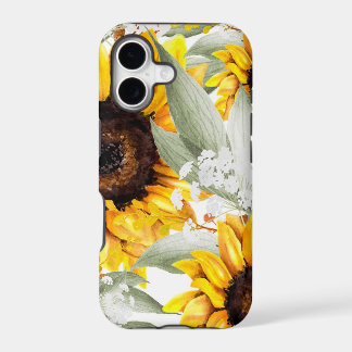 Fleur de tournesol Jaune Floral Rustique Automne F