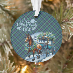 Fleur d'Écosse Tartan de Noël écossais