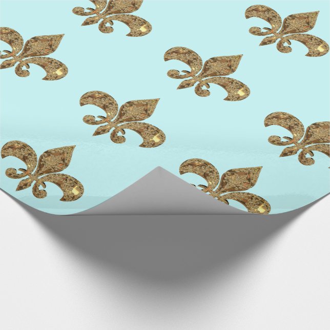 Fleur Demeur glatte Eleganz Geschenkpapier (Ecke)