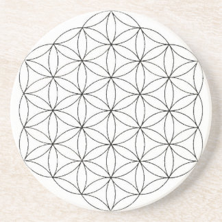 Fleur des dessous de verre de grès de la vie