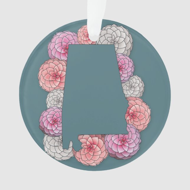 Fleur d'État de l'Alabama (devant)