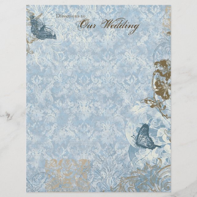 Fleur di Lys Damask - Geschichten (Vorderseite)