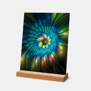 Fleur d'Imaginaire lumineux, Fractale Abstraite co