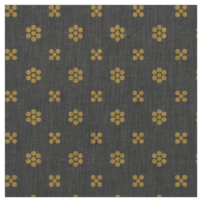 Fleur Dot - Holzkohle Stoff (Muster)