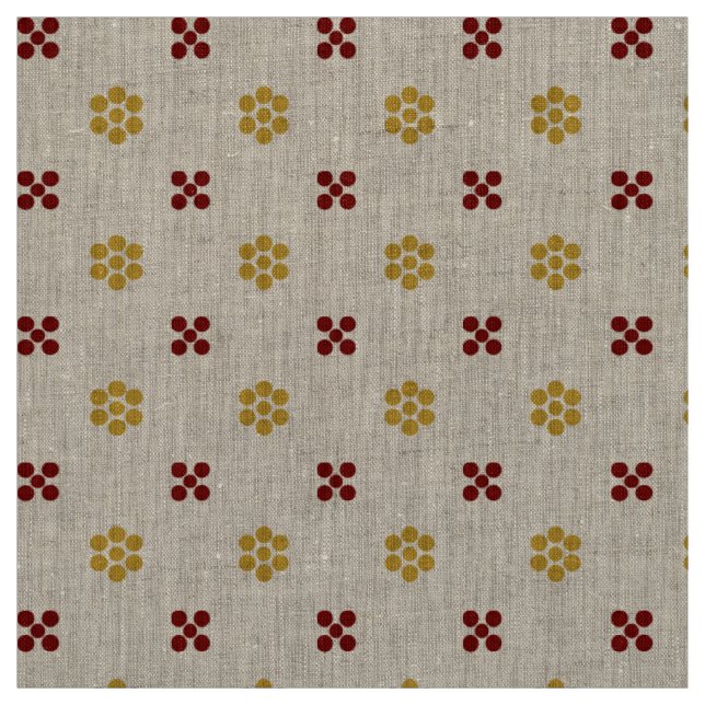 Fleur Dot Natürlich Stoff (Muster)