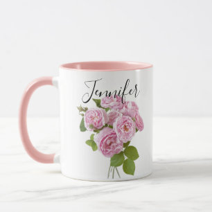 Fleur du mois de naissance - Juin mug personnalisé