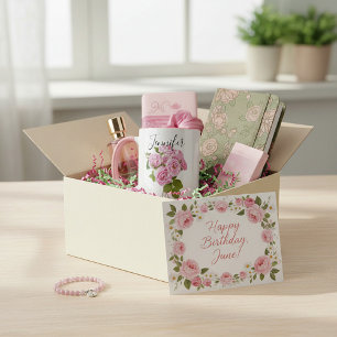 Fleur du mois de naissance - mug personnalisé juin