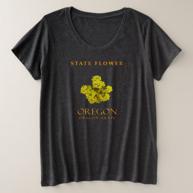 Fleur du Territoire de l'Oregon Le Raisin de l'Ore (Design devant)