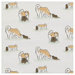 Fleur et le tissu de groundhog