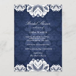 Fleur Exotique Bleue | Invitation de douche nuptia