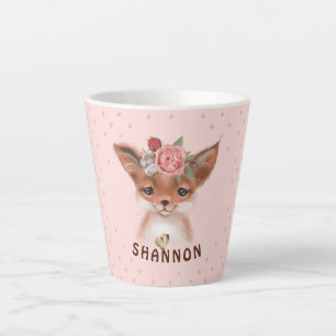Fleur Fox Latte Mug