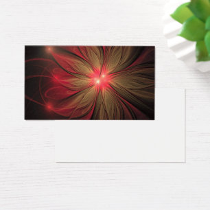 Fleur fractale de fansy rouge
